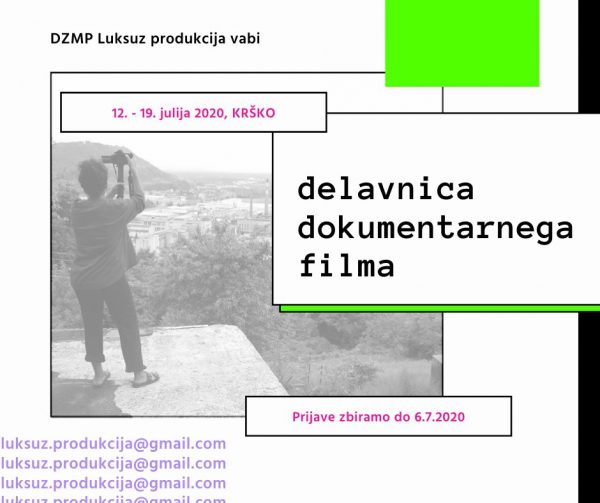 Dokku 2020 – delavnica dokumentarnega filma v Krškem